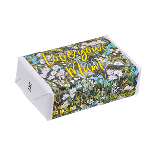 Huxter natural soap with Carolyn Hallum art series 'They say it's Spring' & Love you Mum cover