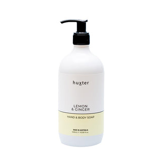 Huxter hand & body soap in 500ml with lemon & ginger