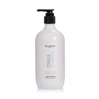 Huxter hand & body soap in 500ml with citrus & seagrass