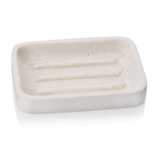 Huxter's stoneware soap dish 130 x 90 x 20mm in natural