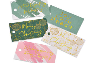 Gift Tags - Green Baubles - Gift pack of 10 cards