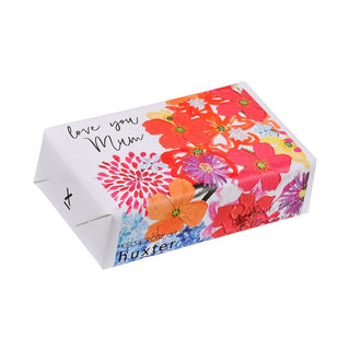 Huxter Art Series Natural Soap Basil, Lime & Mandarin wrapped with Kelsie Rose art series 'Wishing on Dandelions' - Love you Mum artwork