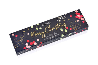 Soap Gift Box - Navy - Xmas Berries - W/Wood, Amber & Pine 4 x 50gm