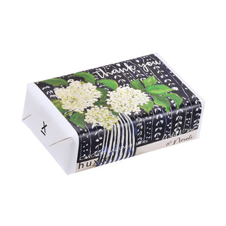 Huxter natural soap wrapped with Inkheart Designs art series 'Highgate House' - Thank you cover